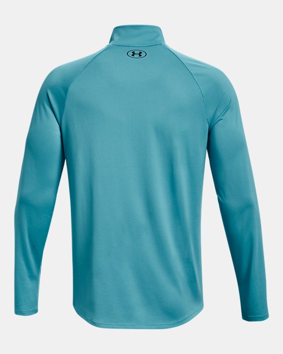 Men's UA Tech™ ½ Zip Long Sleeve, Blue, pdpMainDesktop image number 5